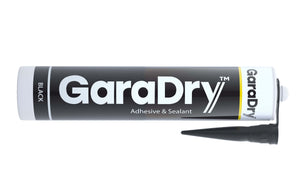 GaraDry adhesive placed on a white background