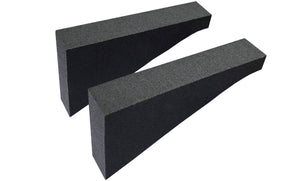 Two garadam foam side blocks featured on a white background